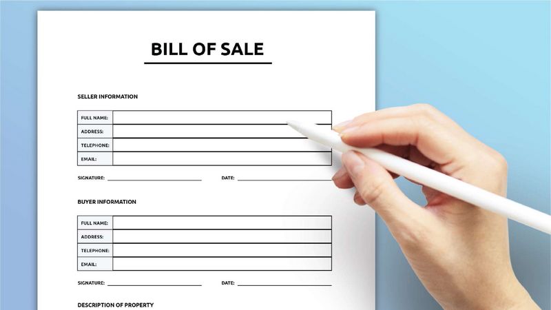How to compose a mobile home receipt.
